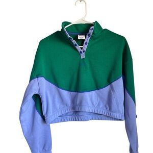 Nike Cropped Colorblock Sweatshirt for Girls